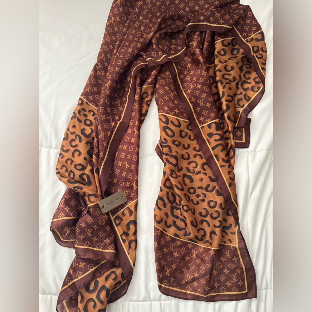 Louis Vuitton scarf.